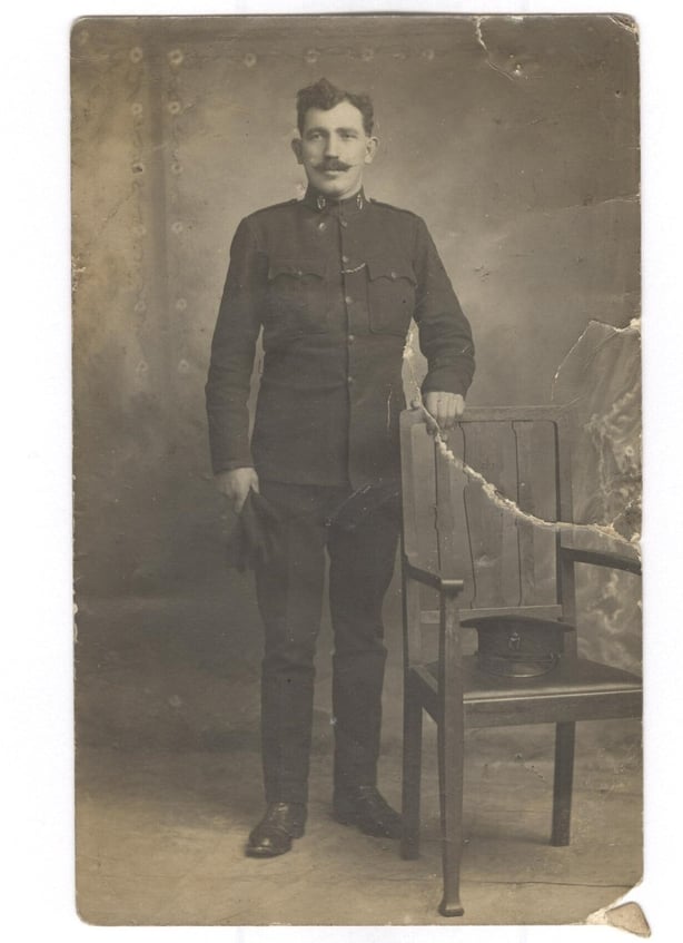 Michael Connelly in his uniform