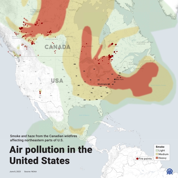 Photos: Extreme Canadian wildfire smoke shrouds parts of U.S.