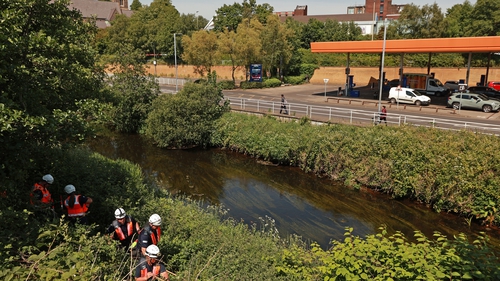Search teams have been deployed along the River Braid