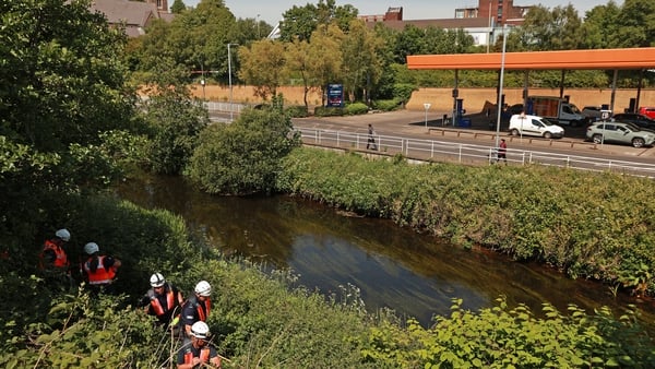 Search teams have been deployed along the River Braid