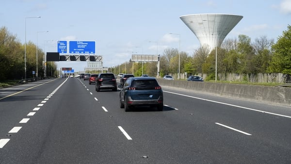 Only €22m of a budget of €50m was spent on roads and road safety in the first quarter (file image)
