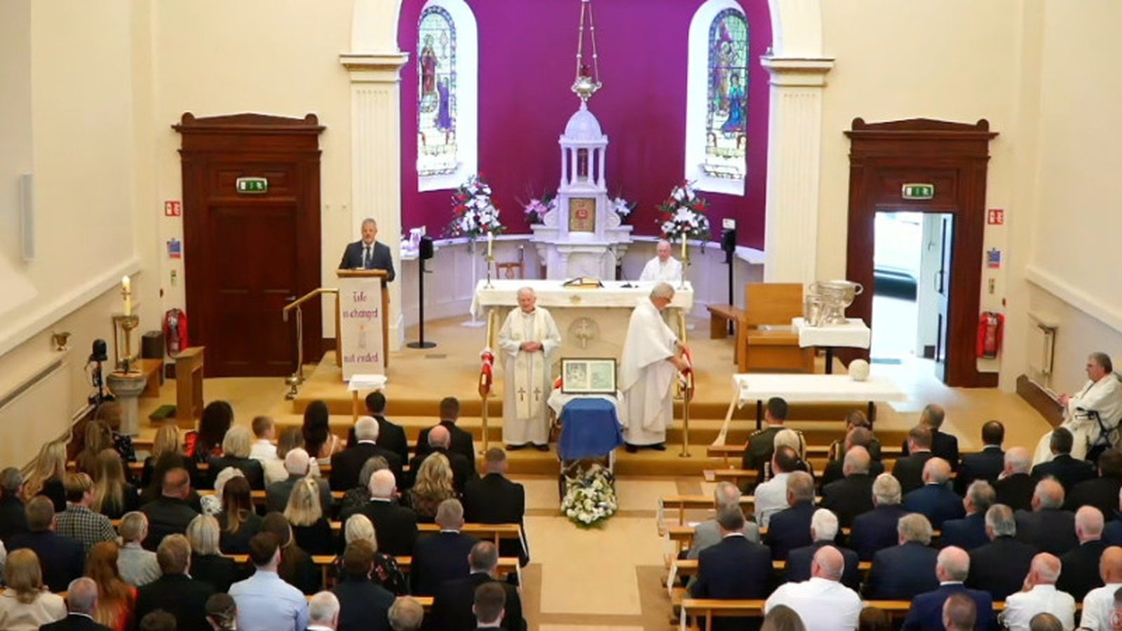 Tributes paid to Teddy McCarthy as funeral takes place