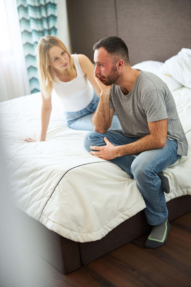 couple talking