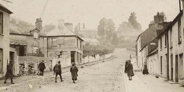 A military patrol in passage west during the civil war Photo: National Library of Ireland, HOGW 38