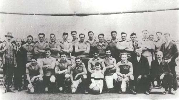 Dublin (St Mary's) team that won the 1921 GAA Football All-Ireland title. Dublin beat Mayo (Stephenites, Ballina) on the score of 1-9 to 0-2 in the final, played at Croke Park on June 17, 1923. Photo: GAA