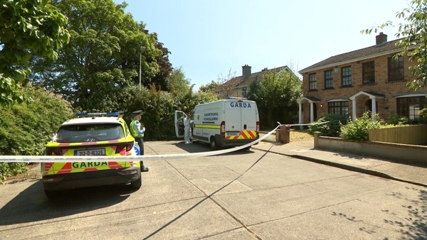 The body of the man in his 50s was discovered at around midnight in a house in Ophaly Court