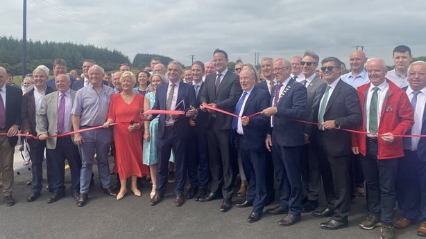 The Taoiseach Leo Varadkar officially opens the road