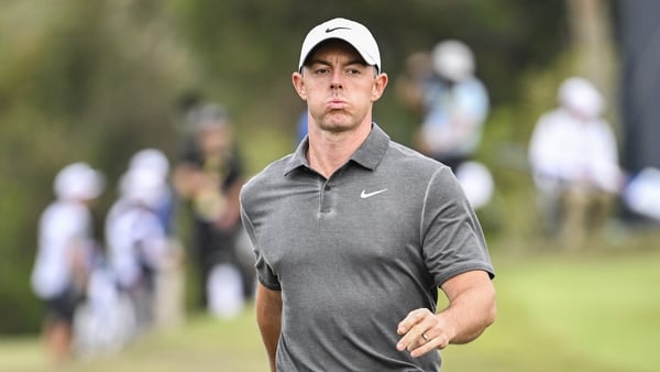 Rory McIlroy is three off the leaders