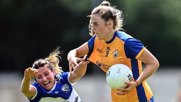 Clare's Chloe Moloney (R) in action against Clodagh Dunne of Laois