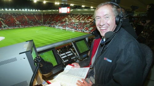Martin Tyler in the commentary box back in 2002