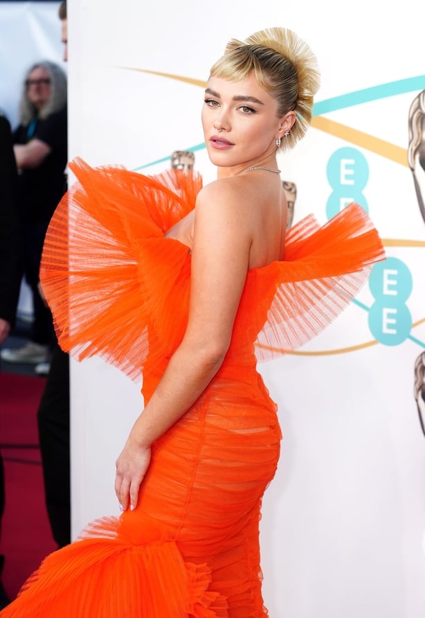 Florence Pugh at the 2023 Baftas