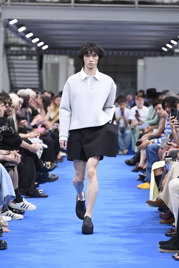 Designer JW Anderson Wears Irish Jersey On Catwalk