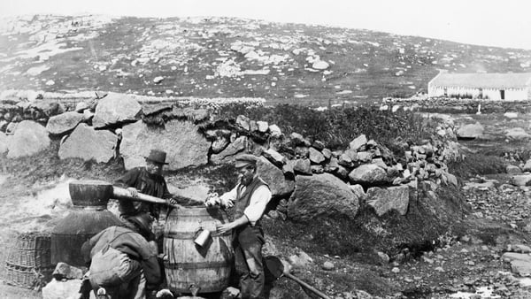 Poitín makers in Connemara in 1885. Photo: Sean Sexton/Getty Images