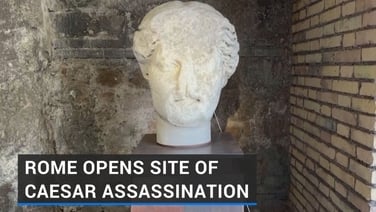 Video | Rome to open square where Caesar was killed | RTÉ