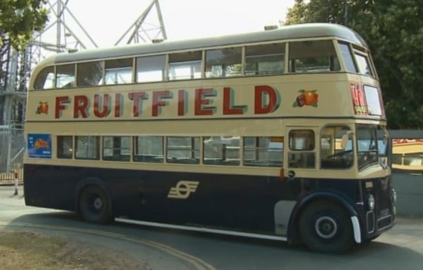 Fruitfield Bus, Blue and Cream