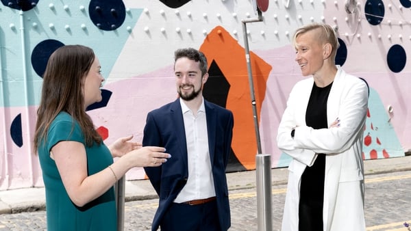 Elaine Brady, Managing Partner, Barden Leinster,Peter Gillen, outgoing chair, Young Professionals,Sinead Donovan, President, Charted Accountants Ireland.