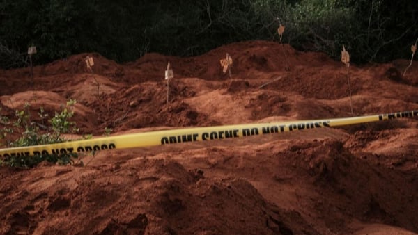 Authorities have exhumed most of the bodies from a forest in southeast Kenya