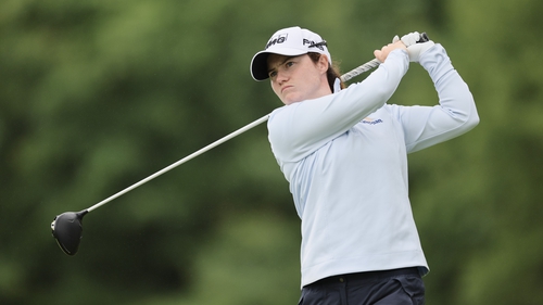Leona Maguire was two under par at the Baltusrol Golf Club in Springfield