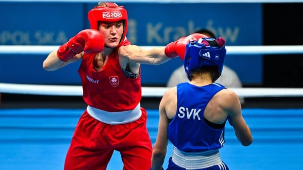 Kellie Harrington won her opening bout at the European Games