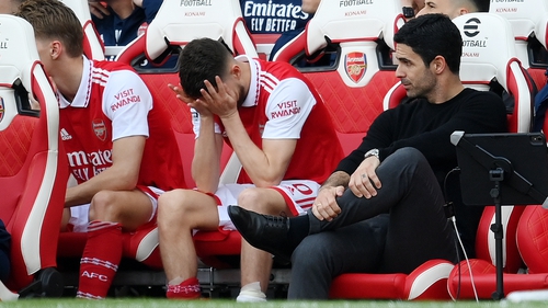 Mikel Arteta said he is 'happy' at Arsenal after being linked with Paris Saint-Germain