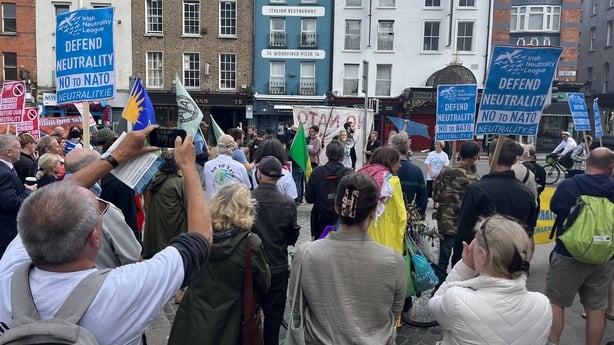 security forum protest