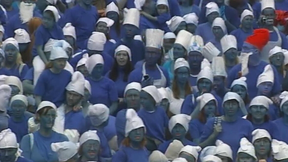 Smurfs in Castleblaney, County Monaghan, 2008