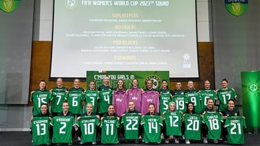 Ireland World Cup squad receive squad numbers