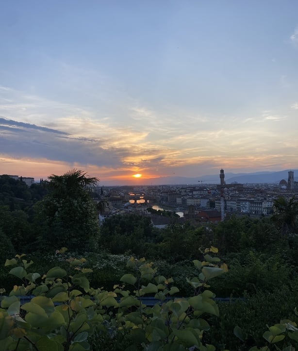 florence sunset