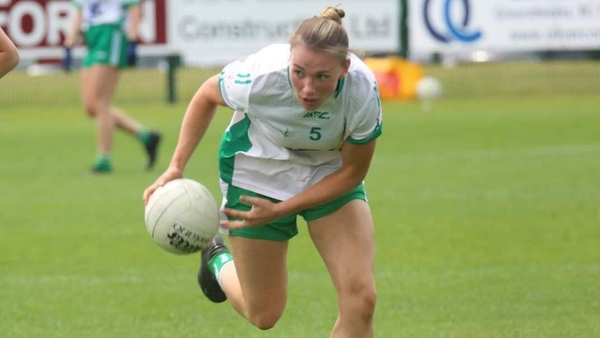 Eimear Alcorn in action for London against Derry last month