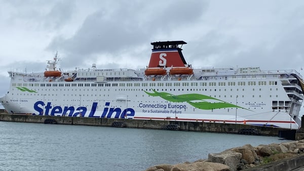 The Stena Vision has its maiden voyage from Rosslare to Cherbourg, France this evening