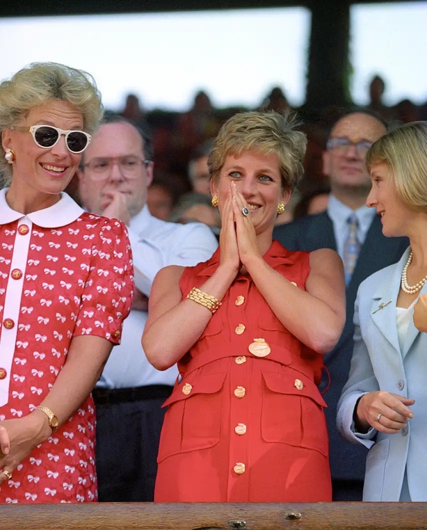 Diana, Princess of Wales at Wimbledon 1994 (Neil Munns/PA)