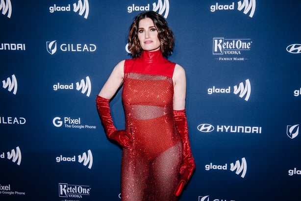 Idina Menzel at the 34th Annual GLAAD Media Awards