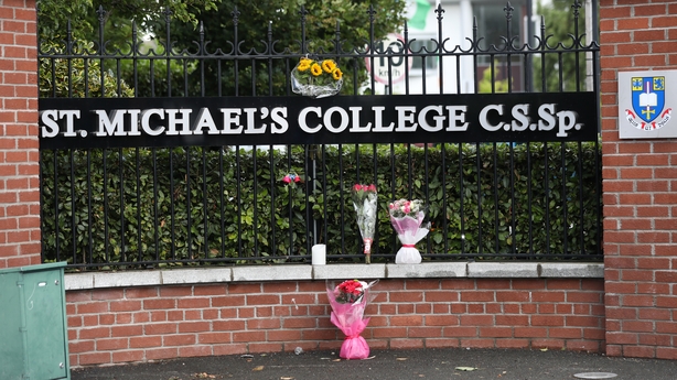 Flowers outside St Michael's