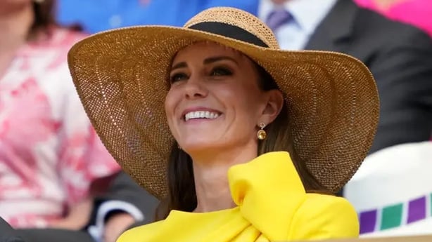 Kate at Wimbledon in 2022 (Zac Goodwin/PA)