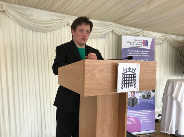 Tommy Jessop speaking in Parliament