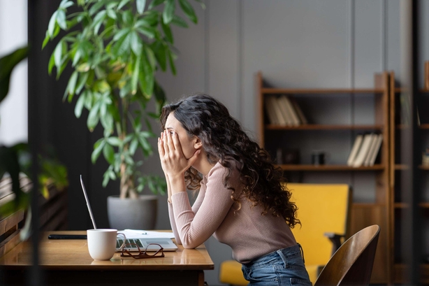 woman stressed