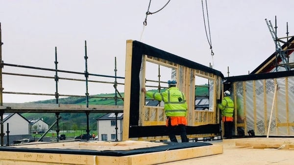 'Compared to conventional construction materials, the extraction and production of structural timber require a relatively low amount of energy'. Photo: Cygnum Building Offsite