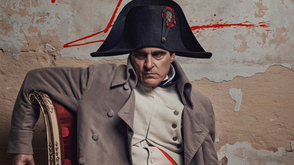 Joaquin Phoenix as Napoleon in Ridley Scott's film. Photo: Apple