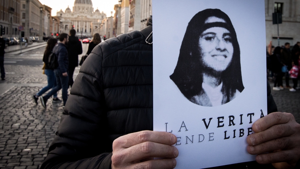 A sit-in was held last year behind St Peter's Square in the Vatican in Rome, in memory of Emanuela Orlandi