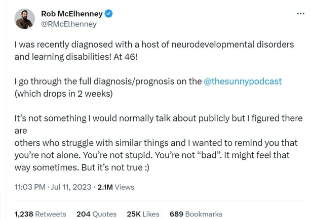 Rob McElhenney Diagnosed With 'Neurodevelopmental Disorders' at Age 46