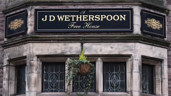 J D Wetherspoon said it was seeing strong demand for its lower-than-average priced drinks and foods.