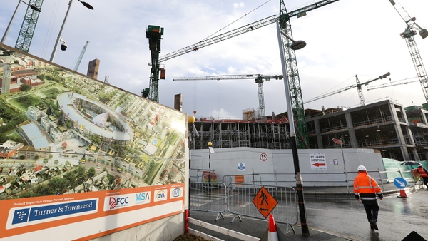 The Children's Hospital is being built on the St James's Hospital campus (Pic: RollingNews.ie)