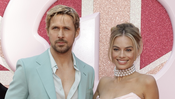 Ryan Gosling and Margot Robbie at the Barbie London premiere