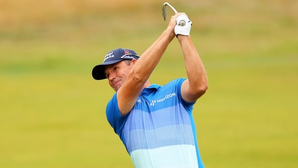 Padraig Harrington in action at the Scottish Open