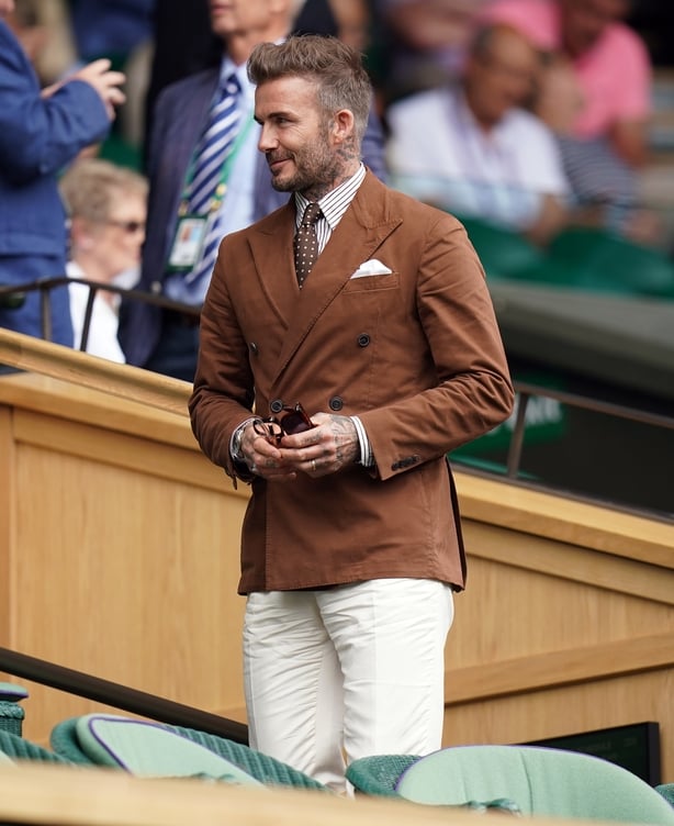 David Beckham's Suit Was the Only Good Serve at Wimbledon