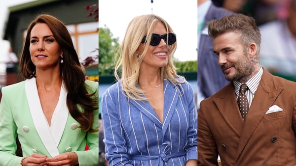 Celebs served up winning outfits at the iconic tournament. By Katie Wright.