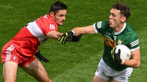 David Clifford and Chrissy McKaigue enjoyed a great tussle throughout