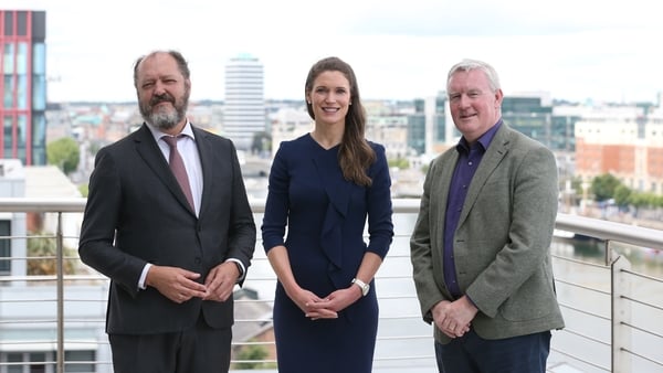 Eduardo Porras, Head of EPC, Voltalia, Mary O'Malley, ESB Commercial Lead, John Reilly, Head of Renewable Energy, Bord na Móna.