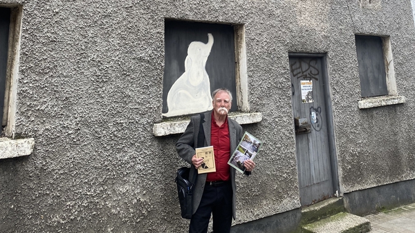 Peter Kavanagh, of the Chapelizod Old Village Association, outside the old primary school in Chapelizod