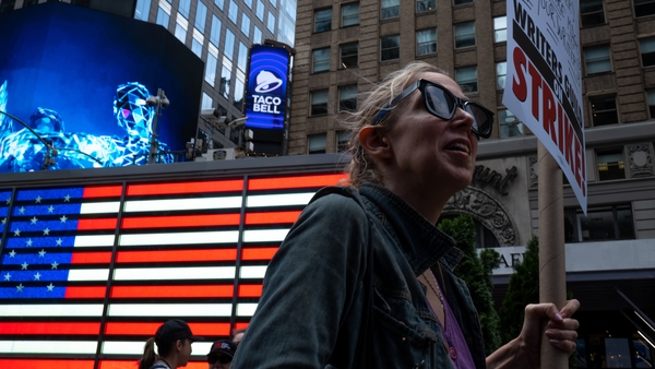 Broadway picket